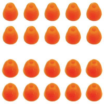 RACOFSB 5 Sets Pro Fingerboard Bushings 75A 80A Good Rebound Urethane Material for Professional Fingerboard Trucks (75A Orange)
