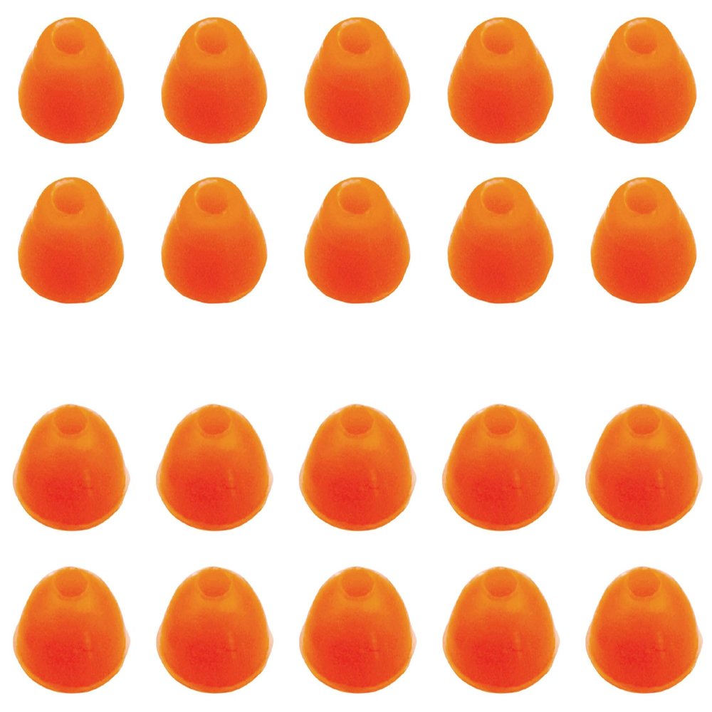 RACOFSB 5 Sets Pro Fingerboard Bushings 75A 80A Good Rebound Urethane Material for Professional Fingerboard Trucks (75A Orange)