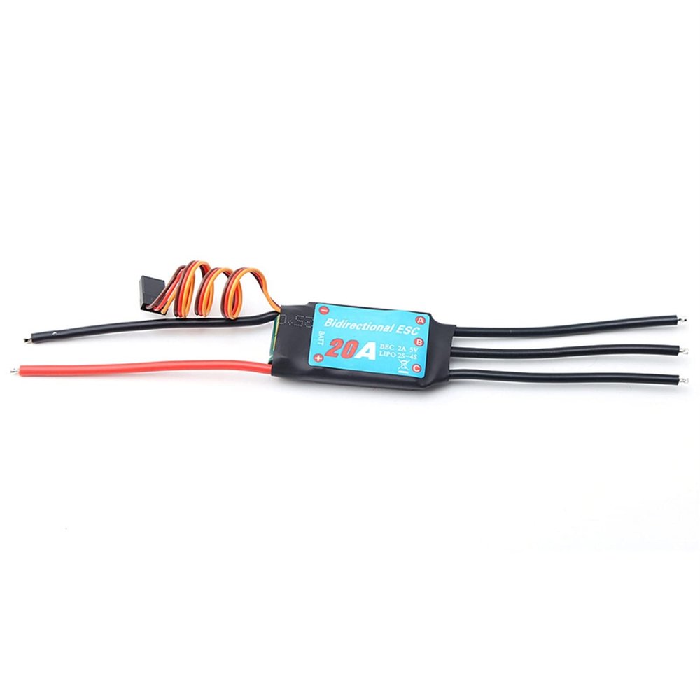 20A/30A/40A/50A/60A Bidirectional Brushless ESC for RC Car Boat Remote Control Ship Parts Components Accessories Pneumatic