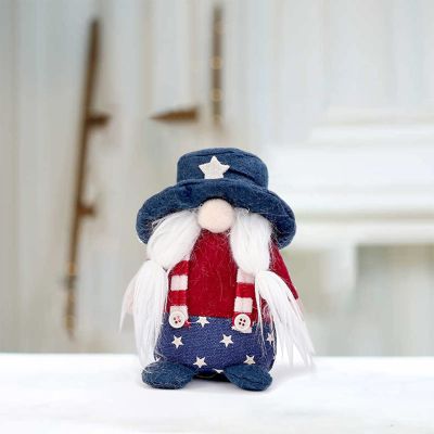 Auwer 4th of July Gnomes for Home Fashion 2024 Memorial Day Decor Independence Day Decorations Patriotic Gnome Plush