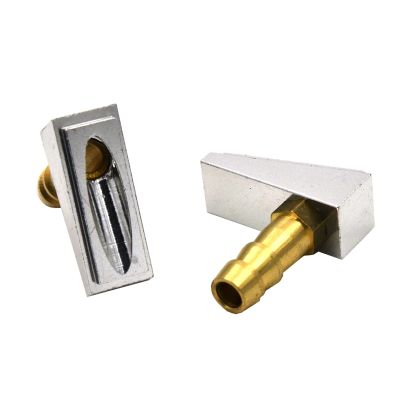 DingMotuo 2PCS RC Ship Bottom Water Inlet Wiper Water Pick Up M6 Nozzle Nipples Spare Parts for RC Boat with Full Immersion Rudder