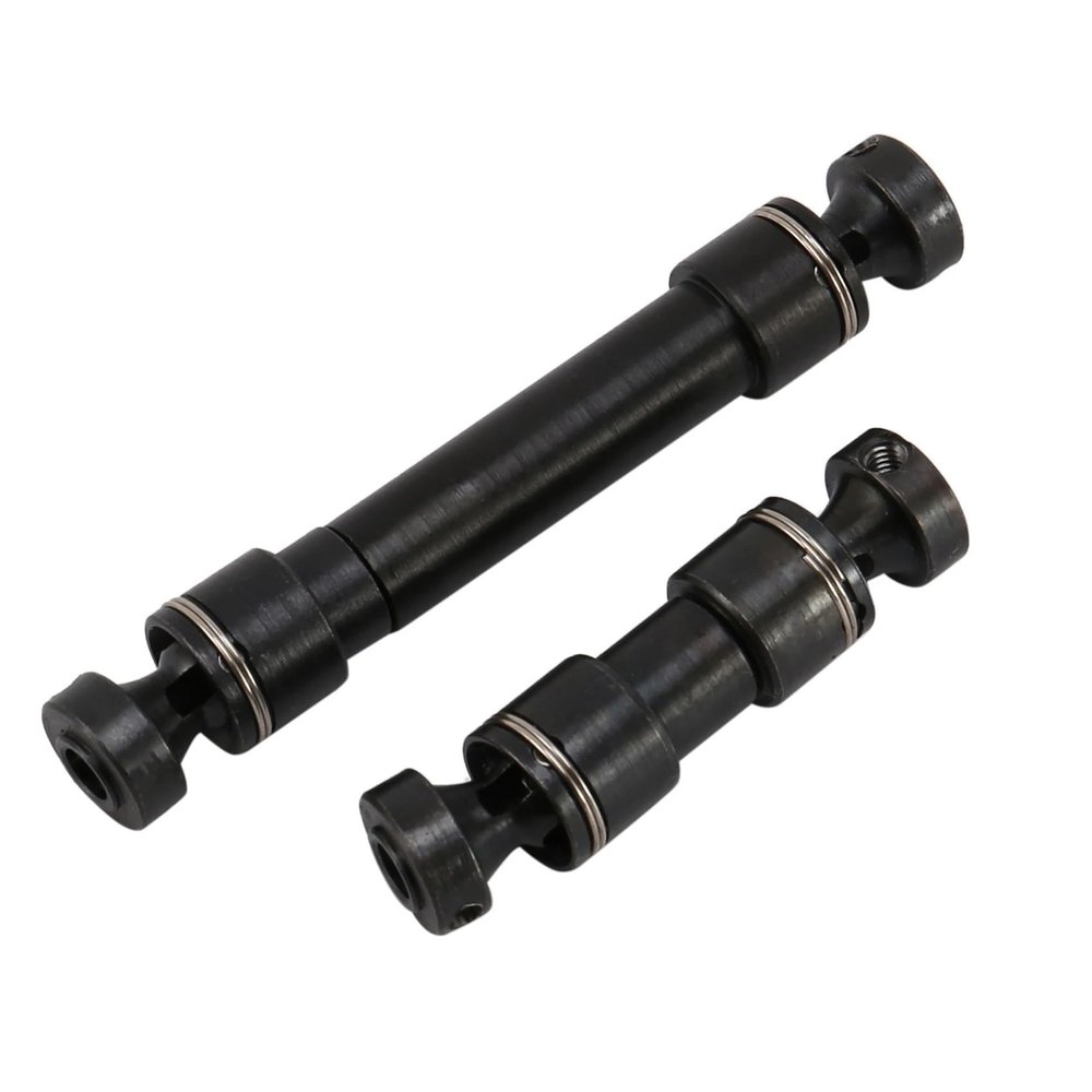 cvking RC Car Drive Shafts Compatible with Mini for E-EREVO for Summit for Slash 4WD 1/16 RC Car Upgrade Accessories 2Pcs Hard Steel Main Center Drive Shaft CVD
