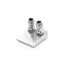 1 Piece RC Ship Bottom Dual Water Inlet Wiper Water Pick Up M6 Nozzle Nipples Spare Parts for RC Boat with Full Immersion Rudder view 3