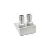 1 Piece RC Ship Bottom Dual Water Inlet Wiper Water Pick Up M6 Nozzle Nipples Spare Parts for RC Boat with Full Immersion Rudder view 4