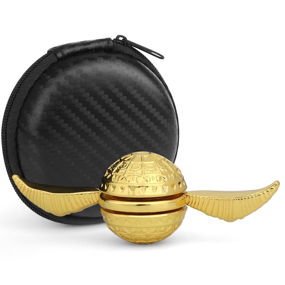 Amarlozn Black Deformable Spinner + Golden Orb Spinner 2 Pack, Small