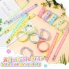 Aoriher 20 Pcs Silicone Charm Bracelets Valentines Day Gifts for Kids Silicone Wristband 100th Day of School Gift Adjustable Rubber Bracelet with Holes for Boy Girl (Candy Color) view 3