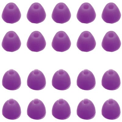RACOFSB 5 Sets Pro Fingerboard Bushings 75A 80A Good Rebound Urethane Material for Professional Fingerboard Trucks (75A Purple)