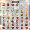 100pcs 3D Cute Dragon Stickers Cartoon Wings of Fire Dragon Stickers Waterproof Vinyl Sticker for Water Bottles Laptops Scrapbooks Dragons Party Favors Supplies Decoration Ideal Gifts for Teens Adults view 4