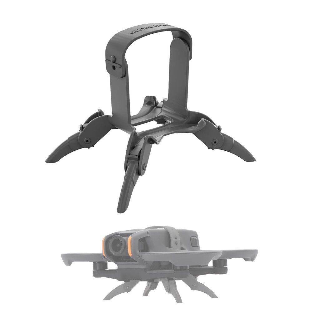 Avata 2 Landing Gear Leg for DJI Avata2 FPV RC Camera Drone Accessories Foldable Height Extender Extensions Support Gimbal Bracket (Orange)