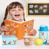 100pcs Fox Stickers for Kids Cute Cartoon Fox Sticker for Water Bottles Waterproof Vinyl Animal Stickers Foxes Gifts for Boys Girls Teens Laptop Scrapbooks Foxes Party Favors Birthday Decorations view 2