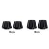 DJX 4pcs 12mm Hex Aluminum 1.9" or 2.2" Wheel Hub Extension Adapter for 1/10 RC Crawler Axial SCX10 TRX4 D90 (18mm Extension) view 2