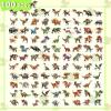 100Pcs Cartoon Dinosaur Stickers Dinosaur Water Bottles Stickers Dino Sticker for Dinosaurs Party Favor Cute Dino Sticker for Classroom Scrapbook Laptop Skateboard Computer Phone Case view 2