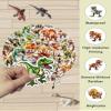 100Pcs Cartoon Dinosaur Stickers Dinosaur Water Bottles Stickers Dino Sticker for Dinosaurs Party Favor Cute Dino Sticker for Classroom Scrapbook Laptop Skateboard Computer Phone Case view 3