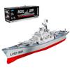 YounggDiy RC Battleship Model, 2.4G RC Electric High-Frequency Twin-Engine Battleship Model, Model Warships Kits, RC Racing Boat Gifts for Teen and AdultsRTR Version view 1