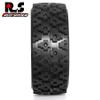 1/10 RC Wheels and Tires70mm On Road Rubber Tires for HPI Ken Block's Tamiya XV01 TT01 TT02B Kyosho FAZER MK2 Lc Racing PTG HSP RGT RC 3RACING D5 1/10 RC Rally Car (Black) view 4