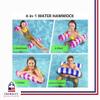2-Pack Multi-Purpose Inflatable Pool Hammock - Saddle, Lounge Chair, Drifter - Water Hammock Lounge, Light Blue, Green view 4