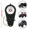 2 Pcs 12v Electric Powered Wheels Upgrade Motor Gearbox 12v RS550 40000RPM High Speed Drive Engine Motor Upgrade Gearbox Replacement Parts for Jeep Kids Ride On view 2