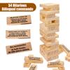 Magictodoor Spanish Learning Games for Kids | Stacking Tower Game | Bilingual Gifts for Family Classroom | 54 Blocks with Hilarious Commands | Ideal Board Game view 4