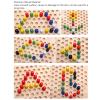 Chinese Checkers Set, Chinese Checkers Set, Colorful Chess with Chess Pieces for Kids Adults for Home Travel Camping view 3