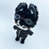 niannyyhouse 20cm Plush Doll Clothes Leather Coat Jeans Glasses Vest Shoes Jacket Outfit 8in Dolls Dress Up (Brown-20cm) view 3