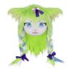 JUNBOON Animal Fluffy Headwear Beast Full Head Mask Doll Headgear Halloween Fursuit Cosplay Costume view 1