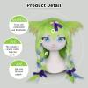 JUNBOON Animal Fluffy Headwear Beast Full Head Mask Doll Headgear Halloween Fursuit Cosplay Costume view 3