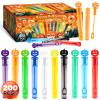 200PCS Halloween Party Favor, Halloween Bubble Wands for Kids, Halloween Trick or Treat Toys, Goodies Bag Fillers, Pinata Fillers, Mini Bubble Wands for Party Supplies view 1