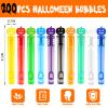 200PCS Halloween Party Favor, Halloween Bubble Wands for Kids, Halloween Trick or Treat Toys, Goodies Bag Fillers, Pinata Fillers, Mini Bubble Wands for Party Supplies view 2
