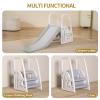 3 in 1 Toddler Slide Large Play Climber PlaySet with Extra Long Slipping Slope Indoor Slide Kids Slide Toddler Playground Toddler Slide Outdoor Toys for Toddlers (White) view 3