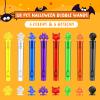 120 PCS Halloween Mini Bubble Wands, Halloween Party Favors for Kids, Bubble Wand Bulk for Goodie Bag Stuffers, Trick or Treat, Halloween School Classroom Prizes Gifts for Boys Girls(8 Designs) view 2