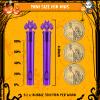 120 PCS Halloween Mini Bubble Wands, Halloween Party Favors for Kids, Bubble Wand Bulk for Goodie Bag Stuffers, Trick or Treat, Halloween School Classroom Prizes Gifts for Boys Girls(8 Designs) view 3