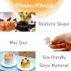 Hiawbon 24 Pcs Miniature Food Kitchen Decoration Sets 1:12 Miniature Coffee Mugs Cakes Dessert Model Pretend Coffee Food Miniatures Decor Cake Toppers for DIY Mini Kitchen Micro Landscape view 3