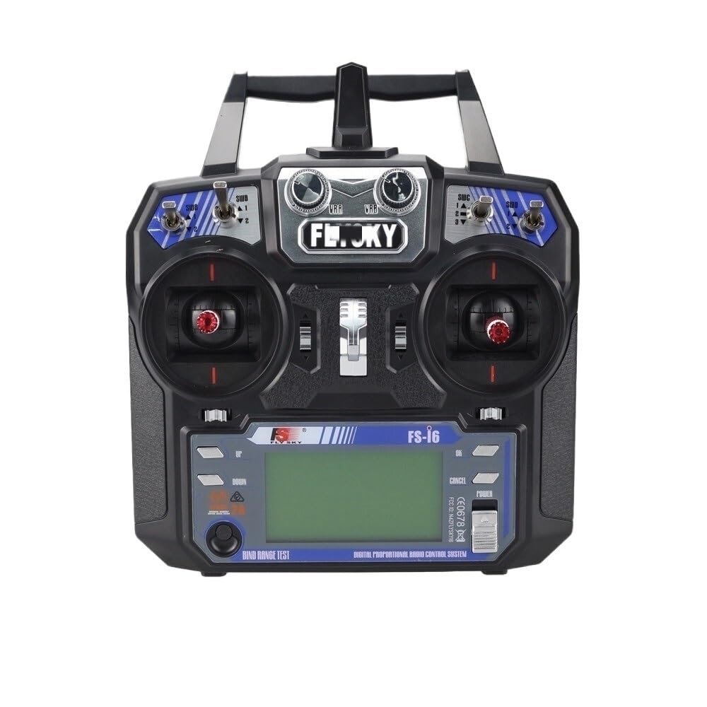 LSFWJP for Flysky FS-i6 FS I6 2.4G 6ch RC Transmitter Controller FS-iA6 Receiver for RC Helicopter Plane Quadcopter Glider (Color : Right Hand(IA6B RX))