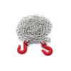 1/10 Scale Trailer Hitch Shackle Winch Pulley Snatch Block Buckle Rescue Chain for RC Crawler Axial SCX10 Wraith TRX4 TRX6 VS4 Parts (Color : RD-4) view 3