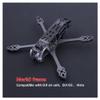 LSFWJP For Mark5 HD 225mm Carbon Fiber FPV Frame Kit 5inch for Analog Digital RC Quadcopter FPV Racing Drone BN220 GPS DIY parts (Color : A analog black) view 2