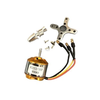 LSFWJP 1pcs A2212 Brushless Motor 930KV 1000KV 1400KV 2200KV 2450KV 2700KV for RC Aircraft Plane Multi-Copter Brushless Outrunner Motor (Color : KV930)