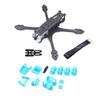 LSFWJP For Mark5 HD 225mm Carbon Fiber FPV Frame Kit 5inch for Analog Digital RC Quadcopter FPV Racing Drone BN220 GPS DIY parts (Color : O O3 blue) view 1