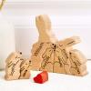 Personalized Gifts for Mom Dad Family - Personalized Rabbit Family Puzzle with 28 Names Unique Mothers Puzzle Gifts Customized Mother's Day Wooden Jigsaw Sculpture (Rabbit) view 4