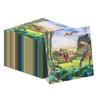 100pcs Dinosaur Napkins - 13x13 Inches Disposable Dino Party Decorations for Kids & Baby Showers view 1