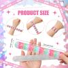Sotiff 24 Pcs Glitter Slap Bracelets for Girls Sparkly Snap Shine Sequin Bracelet Bulk Wristband Accessories for Teen Youth Birthday Party Favors Supplies view 2