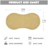 1Pc Khaki 02 Burp Cloth,Unisex Large Absorbent Soft Cotton Muslin Burping Cloths for Newborn Boys Girls,11x22in,Khaki 02 view 4