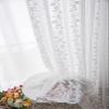 White Little Flower Lace American Style Elegant Living Room 100 Width Sheer Curtains 2 Panels Voile Curtain Home Office Decor view 2