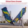CMYUN Dragon Poi Adult Dragon Poi/Silk Dragon Ribbon Dance Black, Fitness Gym Art Dragon Streamer - 6/8/10/12m, Portable Exercise Ribbon Kite Dancer with Bag (Size : Length - 8m/26ft) view 4