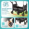 Contours Curve 360 Lightweight Double Baby Stroller Wagon for 2 Kids, Fits Infant Car Seats, Ultra Maneuverable, Easy in and Out for Toddlers with Deep Footwell, Storage Pockets and Adjustable Handle view 2