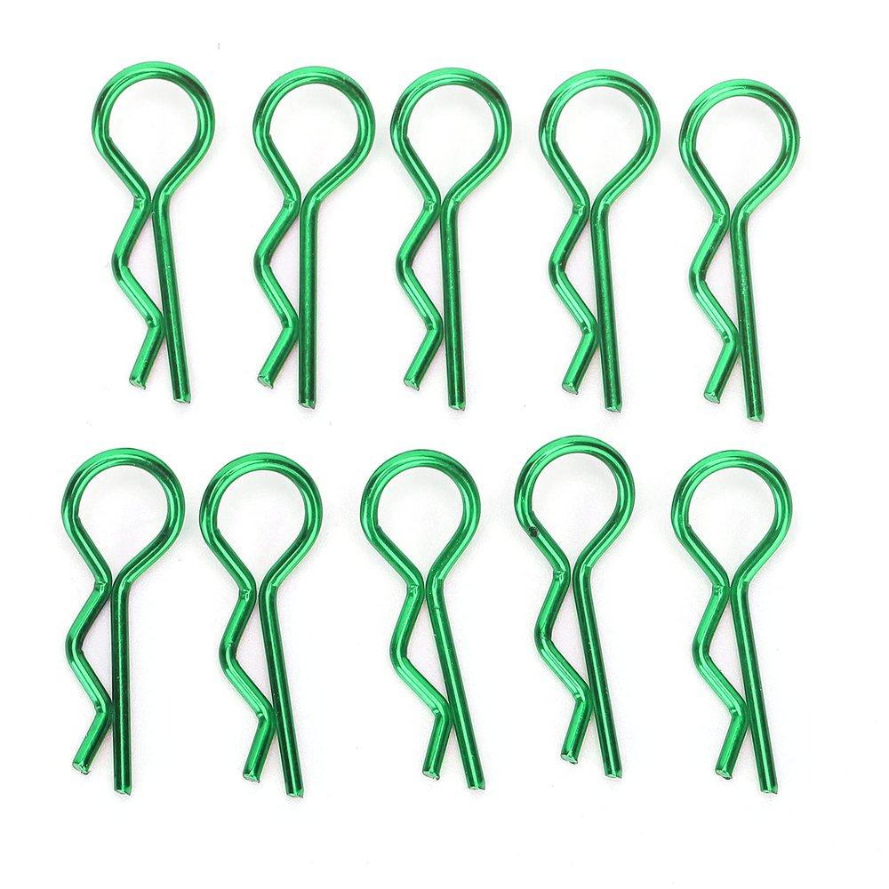 ZAWELIYO 10Pcs RC Car Shell Clip Metal Pins RC Body Clips Design Fast Secure Hold 1/5 1/6 1/8 1/10 RC Car Accessories (7)