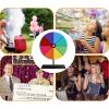 Tabletop Prize Wheel - Prize Wheel Spinner, Portable Dry Spin Wheel | spinniing Wheel for Prizes with Stand Color Slots and Stands, Slots spinniing Prize Wheel for Carnival and Trade Show view 2