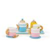 Bigjigs Toys Tea Tray Set - 10 Piece Wooden Teatime Playset, Kids Kitchen Accessories, Food Role Play Toy, Sustainably Made Gifts for Toddlers, Age 18 Months Old + view 4