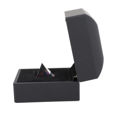 Acouto Optical Glass Prism, Kaleidoscope Effect, Pyramid Ornament, 20mm, for Home, Family, Photo Studio