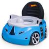 Hot Wheels Blue Race Car Potty Training Toilet, Race Car Potty Seat Includes Detachable Toddler Toilet Seat and Kids Potty, Ages 12 Months and Up view 1