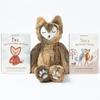 Slumberkins 14" Fox Kin & 2 Board Books Complete Set Bundle | Supports Changes, Coping Skills & Transitions | Social Emotional Development | Soft Plush Animal Gift Set (Fox Kin Plush + 2 Board Books) view 1